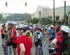 A sea of riders